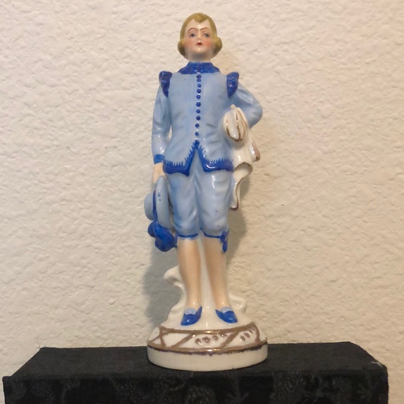 Pottery Figurine Little Boy Blue 7.75"H - Picture 1 of 13